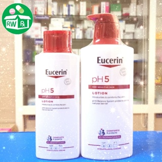 **Exp.2/26** Eucerin pH5 lotion 250 / 400ml ยูเซอรีน โลชั่น ของแท้ ฉลากไทย บำรุงผิวธรรมดา-แห้ง