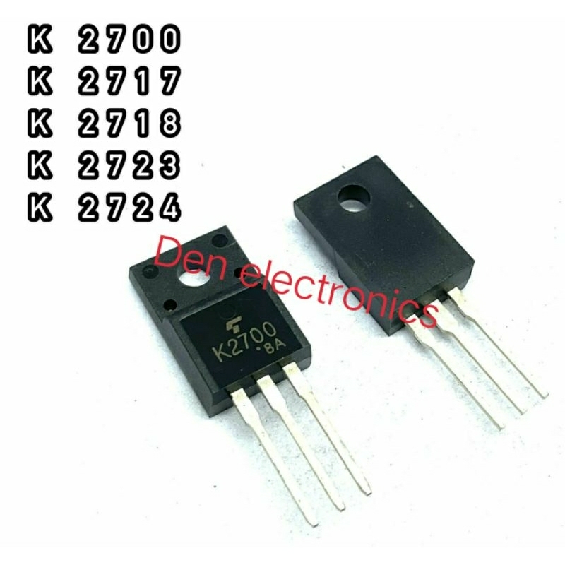 K2700 K2717 K2718 K2723 K2724 TO220 MOSFET N-Fet มอสเฟต ทรานซิสเตอร์ ...