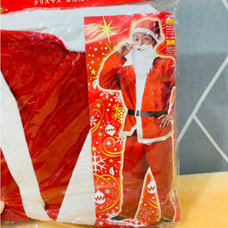 ชุดเครื่องแต่งกาย คริสต์มาส ซานต้าคลอส  สําหรับผู้ชาย คอสเพลย์ (สินค้าพร้อมส่ง)