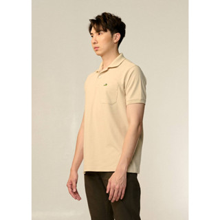 ENHANCED NEUTRALS REGULAR FIT POLO SHIRT เสื้อโปโลสีครีม ENHANCED NEUTRALS ทรงเรกูล่าร์ฟิต