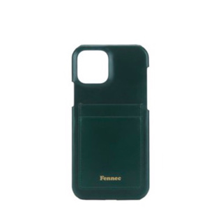พร้อมส่ง Fennec iphone 12/12pro leather card case moss green ตำหนิ เคสโทรศัพท์ ใส่การ์ด หนัง