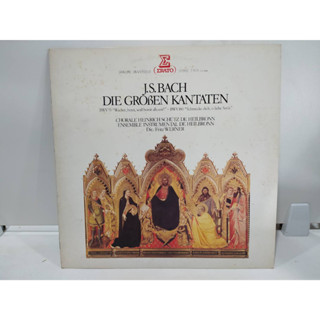 1LP Vinyl Records แผ่นเสียงไวนิล J.S.BACH DIE GROBEN KANTATEN  (E2D80)