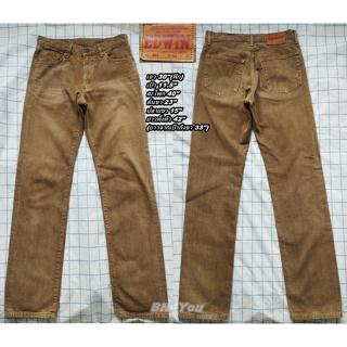 Edwin 503 Regular Jeans เอ็ดวินกางเกงยีนส์ผู้ชาย-สีน้ำตาล ไซส์ 30"(ฟิก)ของแท้(สภาพเหมือนใหม่ ไม่ผ่านการใช้งาน)