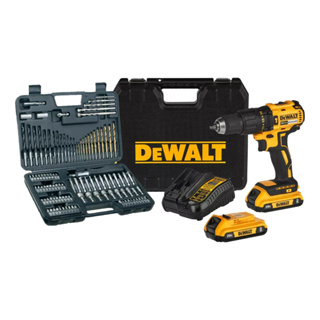 DEWALT สว่านกระแทกไร้สาย 18V DCD7781D2A + ชุดดอกไขควง ดอกสว่าน (109ชิ้น/ชุด) 1 ชุด DEWALT ของแท้!!!