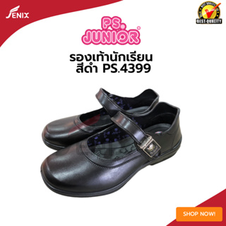 รองเท้านักเรียนหญิง PS.JUNIOR 4399 รุ่นใหม่ 2020 สีดำ SIZE 34-42 **ลดราคาพิเศษ!!