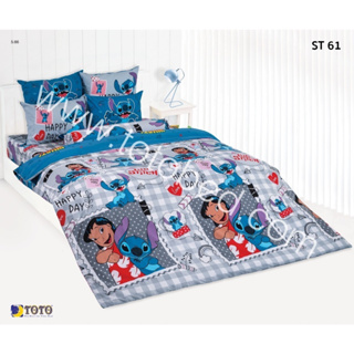 ST61: ผ้าปูที่นอน ลายสติช Stich/TOTO