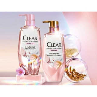 แชมพูและคอนดิชันเนอร์ Clear Natural Gloss Scalp - Clear Natural Gloss Scalp ขนาด 370g×2 จาก Japan​