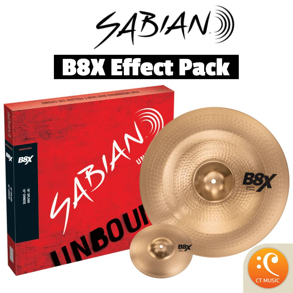 sabian-b8x-effect-pack-ฉาบชุด-cymbal-set