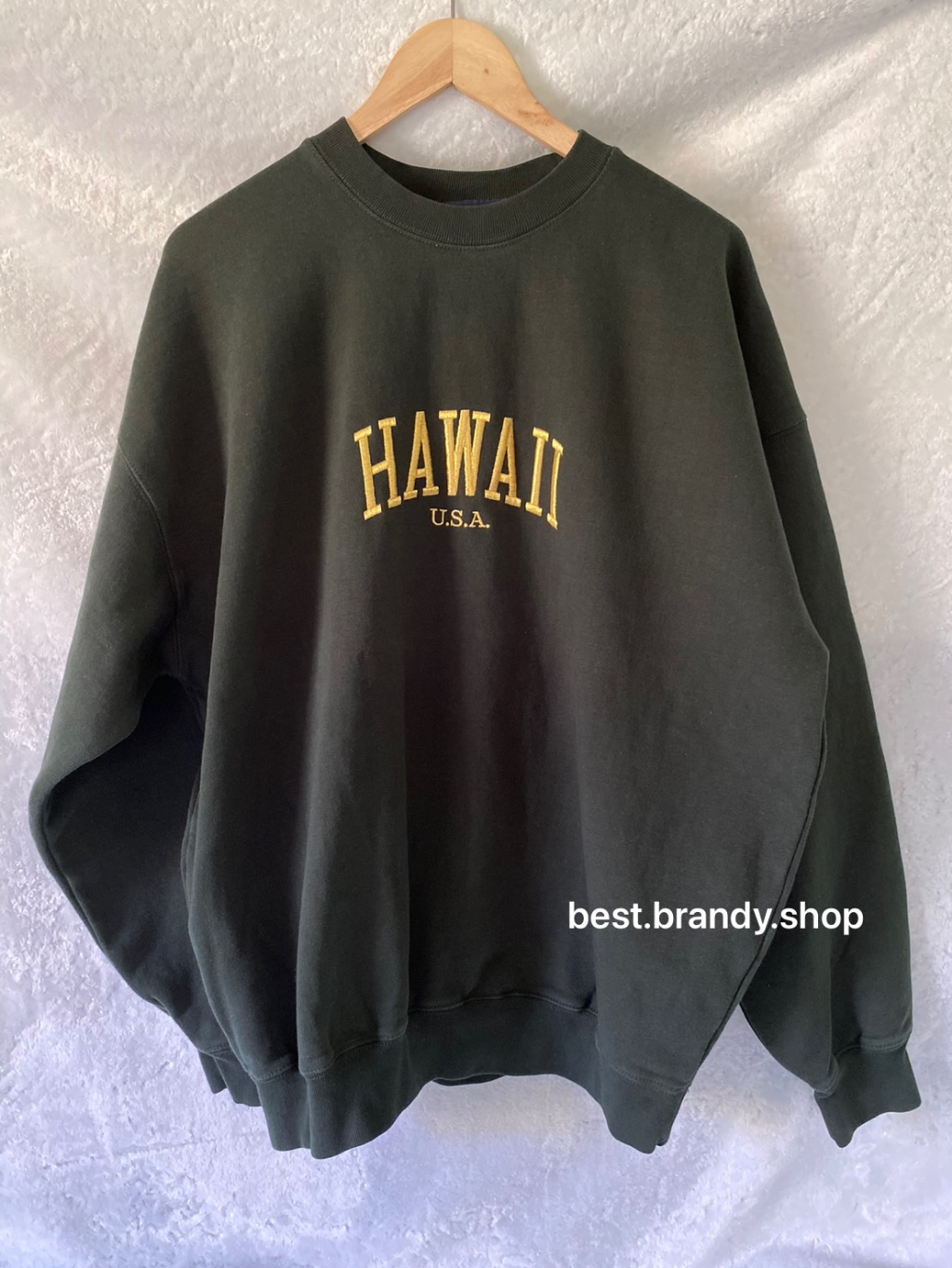 พร้อมส่งจากไทย-brandy-melville-erica-hawaii-sweatshirt-ไม่มีกระเป๋าข้างน่ะค่ะ