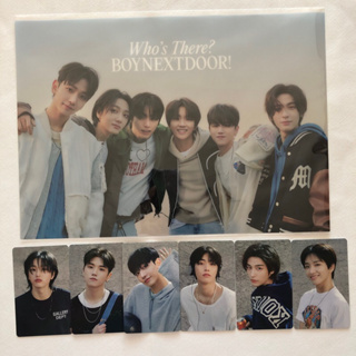 [BOYNEXTDOOR] SET การ์ด 6 ใบ + โปสเตอร์ A4 Weverse Japan 🇯🇵 | อัลบั้ม WHO!