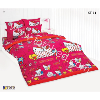 KT71: ผ้าปูที่นอน ลายคิตตี้ Kitty/TOTO