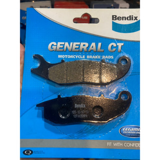 3.ผ้าเบรคหน้า BENDIX  MD5 ใส่รถรุ่น Air Blade / Click150 / PCX125 / CBR250 / ADV150 / CBR150new