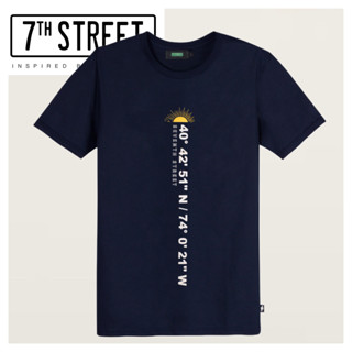 7th Street เสื้อยืด รุ่น LTT016 สีกรมท่า  https://shopee.co.th/product/10761/23270381627/