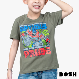 DOSH BOYS T-SHIRTS TRANSFORMERS-2023 เสื้อยืดคอกลม แขนสั้น เด็กชาย DTBT5072-OG