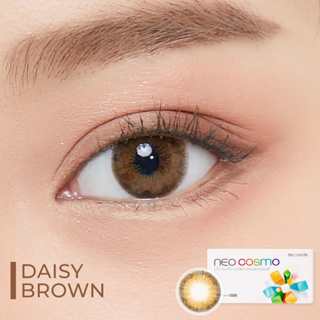 คอนแทคเลนส์ Daisy Brown (Neo Cosmo) ส่งฟรีไม่ต้องใช้โค้ด เดซี่ สีน้ำตาล โตเล็กน้อย สวยธรรมชาติสไตล์ญี่ปุ่น รายเดือน