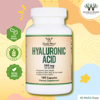 Hyaluronic Acid by DoubleWood ⚡เพิ่มความชุ่มชื่นให้ผิว ลดอาการเจ็บข้อต่อ บำรุงสายตา⚡