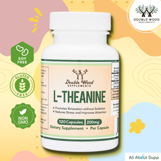 L-Theanine by DoubleWood 🌻ลดความวิตกกังวล ลดความความเครียด ช่วยให้โฟกัส มีสมาธิมากยิ่งขึ้น🌻