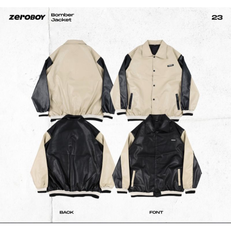 zeroboy-bomber-jacket-แจ็คเก็ตหนัง