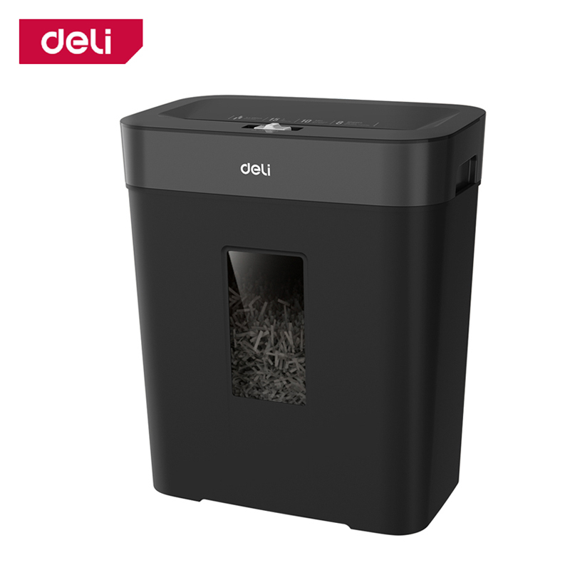 deli-เครื่องทำลายเอกสาร-12l-15l-เครื่องย่อยกระดาษ-ที่เครื่องทำลายกระดาษ-ดึงกระดาษอัตโนมัติ-paper-shredder