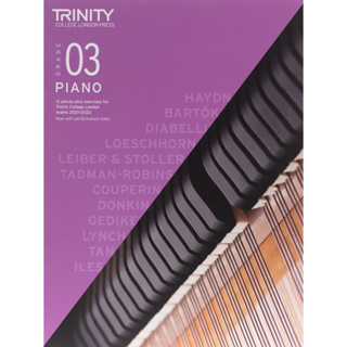 Trinity College London Piano Exam Pieces Plus Exercises From 2021: Grade 3: 12 pieces