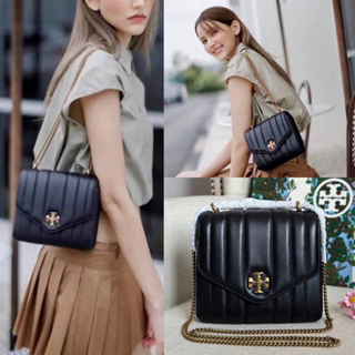 🎀 (สด-ผ่อน) กระเป๋า 7.9 นิ้ว สีดำงาน Shop 137139 KIRA SQUARE CROSSBODY