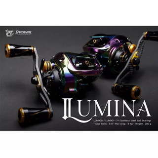 รอกหยดน้ำ PIONEER LUMINA LUM-900/901 สีไทเทเนียม  (แถมฟรีอะไหล่สำรอง)