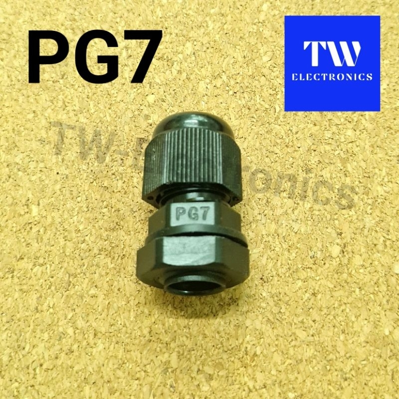 เคเบิลแกลนด์ PG7 สีดำ(มีซีลยาง) เคเบิ้ลแกลนPG7 Cable gland PG7 | Shopee ...