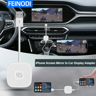 พร้อมส่ง FEINODI iPhone Screen Mirroring to Car Monitor,สามารถรับชม YouTube บน CARPLAY（ไม่รองรับ IOS17）