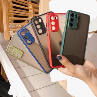 เคสหลังด้านกล้องขอบสี มี5สี รุ่น Xiaomi 10 10A 10C A1 Redmi Note9 Note9s Note9pro Note8pro Note10pro เคสกันกระแท