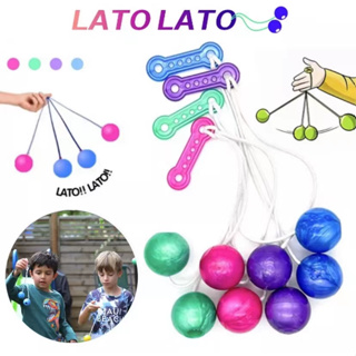 พร้อมส่ง ของเล่นสำหรับเด็ก ฝึกสมาธิ Lato Lato รุ่นไม่มีไฟ มีให้เลือก 5 สี