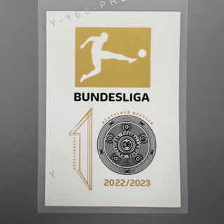 อาร์ม ติดเสื้อฟุตบอล บุนเดสลีก้า แชมป์ 2022-23   BundesLiga Patch Badge แบบเฟลค ติด เสื้อบาเยิร์น มิวนิค