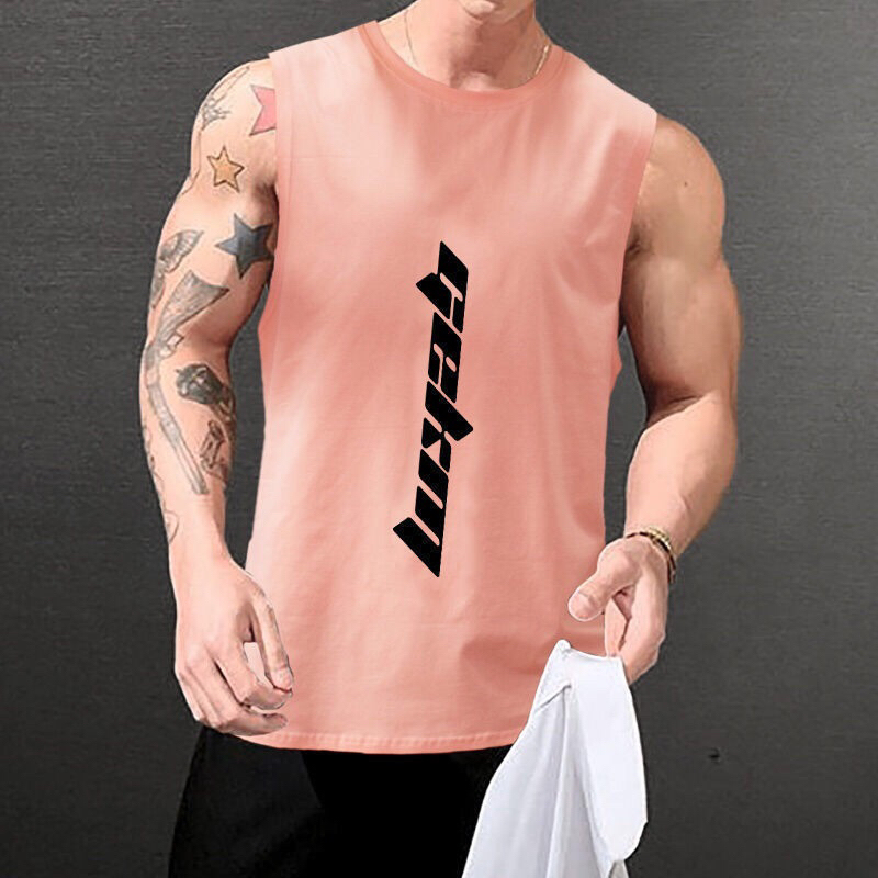 เสื้อกล้ามผู้ชาย-เสื้อวิ่ง-ผ้านิ้ม-ใส่สะบาย-ใส่ออกกำลังกาย-ฟิตเนส