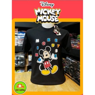 เสื้อDisney  ลาย Mickey mouse  สีดำ (MK-050)