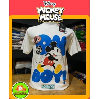 เสื้อDisney ลาย Mickey mouse สีขาว (MK-058)
