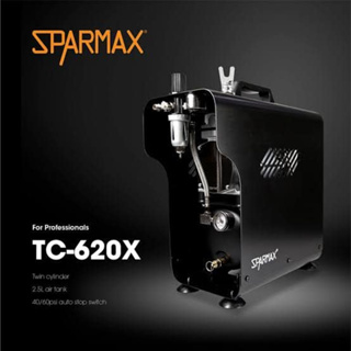 SPARMAX tc620x ปั้มลมแอร์บรัช คุณภาพสูง การรับประกัน 1 ปี จากตัวแทนจำหน่าย อ่านก่อนสั่ง!!!