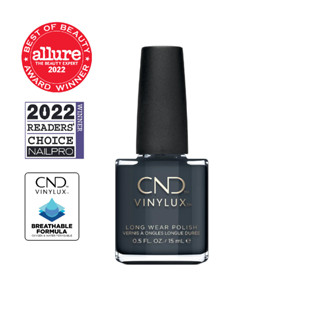 CND VINYLUX สีทาเล็บกึ่งเจล สี Asphalt 0.5 oz. (15 ml.) นำเข้าจากอเมริกา