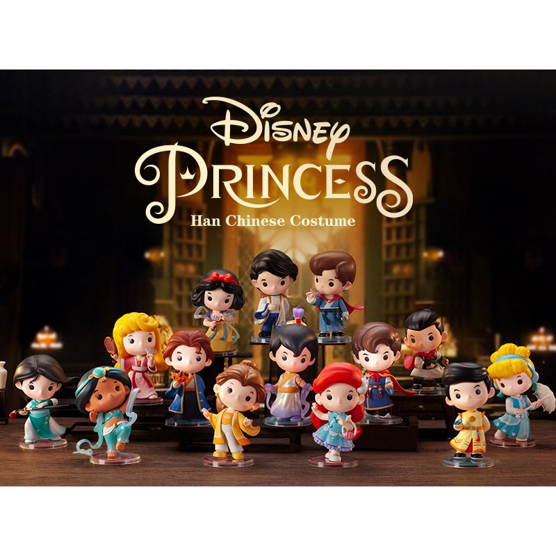 pop-mart-disney-princess-han-ตัวละครยังอยู่ในซีล-แกะแต่ตัวกล่องเช็คการ์ด