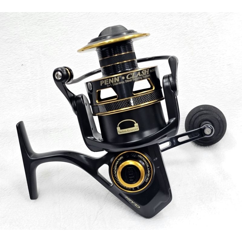 penn cla4000 clash spinning reel II Proprietary CNC Gear Technology and HT Penn CLAII4000HS Clash II Spinning
