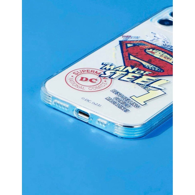 เคสไอโฟน-i-phone-7-14pm-เคสใส-เคสเท่ๆ-ลายซุปเปอร์แมน-งานลิขสิทธิ์-เคสขอบเหลี่ยม-เคสผู้ชาย-เคสผู้หญิง