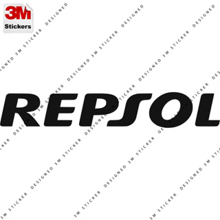 REPSOL สติ๊กเกอร์ 3M ลอกออกไม่มีคราบกาว  Removable 3M sticker, สติ๊กเกอร์ติด รถยนต์ มอเตอร์ไซ"