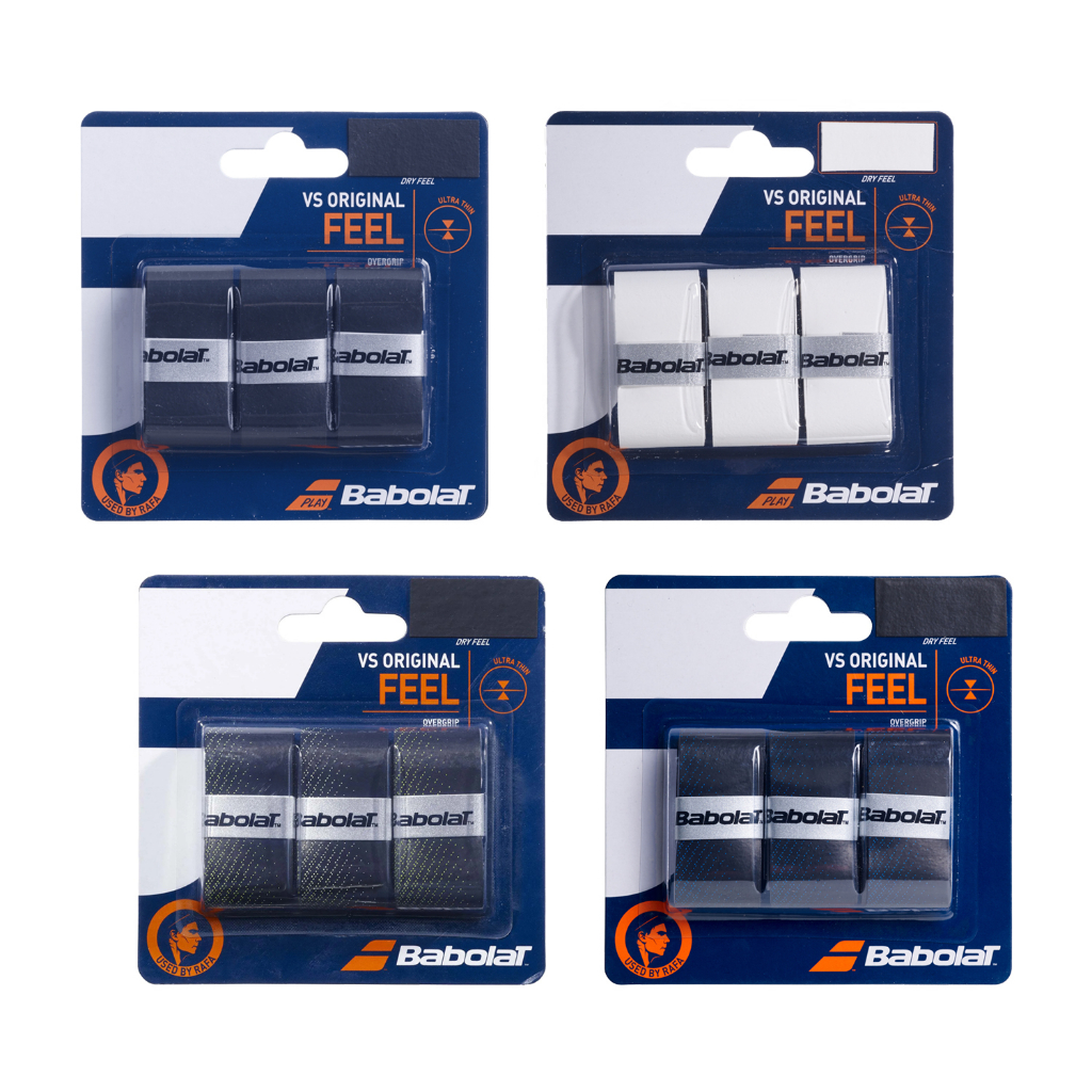 Babolat เทปพันด้าม/กริ๊ปพันด้ามไม้เทนนิส VS Original x3 Racket ...