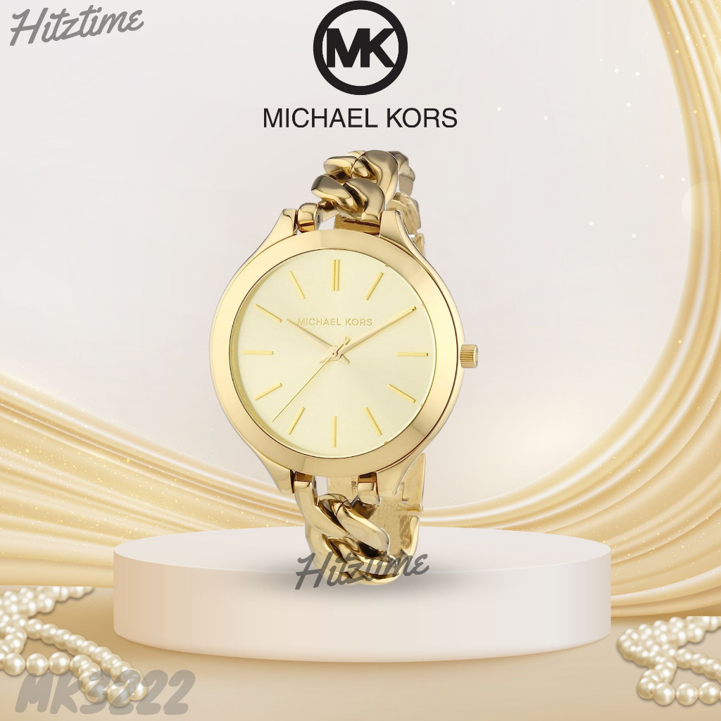 นาฬิกา MICHAEL KORS นาฬิกาข้อมือผู้หญิง แบรนด์เนมของแท้ รุ่น MK3222 ...