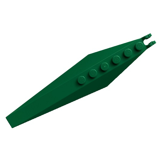 ชิ้นส่วนเลโก้ Lego Part Hinge Plate 3 x 12 with Angled Side Extensions ...