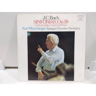 1LP Vinyl Records แผ่นเสียงไวนิล J.C.Bach SINFONIAS, Op.18  (E14C37)