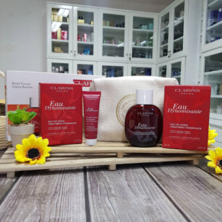 น้ำหอมบำรุงผิว new packaging Clarins Eau Dynamisante Treatment Fragrance 100ml ผลิต 12/2022