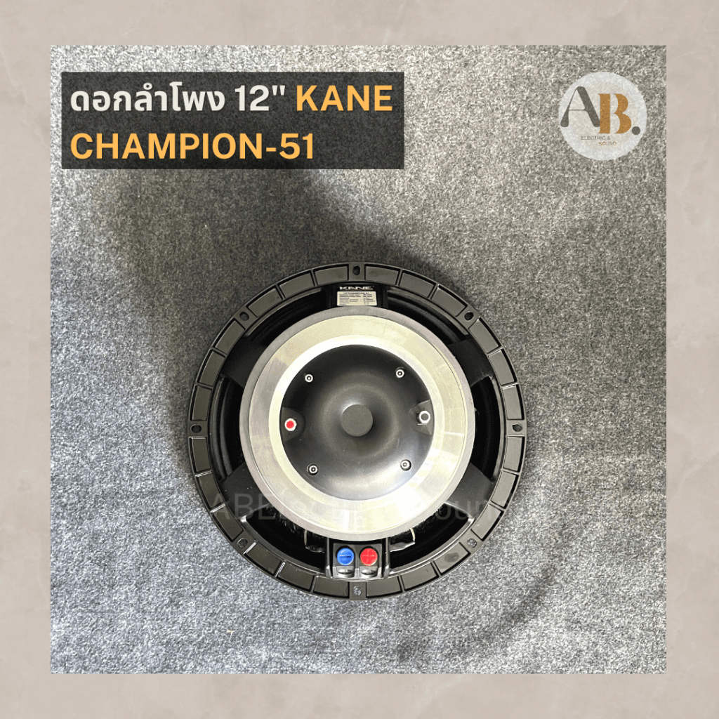 ดอกลำโพง-12-kane-champion-51-ดอกลำโพง12นิ้ว-คาเนะ-แชมเปี้ยน-champion51-เอบีออดิโอ-ab-audio