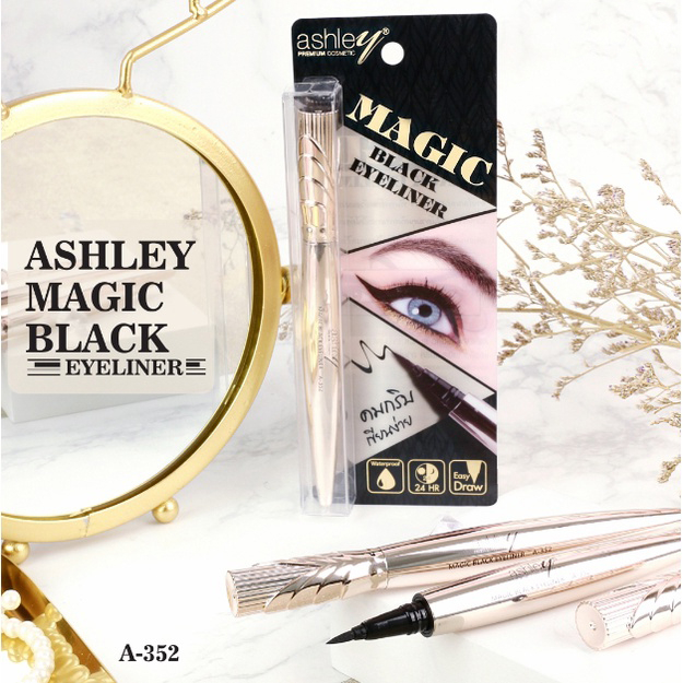 a-352-ashley-magic-black-eyeliner-อายไลเนอร์หัวแปรงเมจิกแบบใหม่