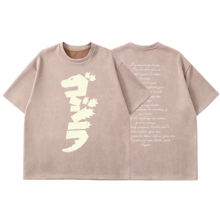 Butter up เสื้อยืดสตรีทโอเวอร์ไซส์ “Dinosaur” Street Oversize T-Shirt