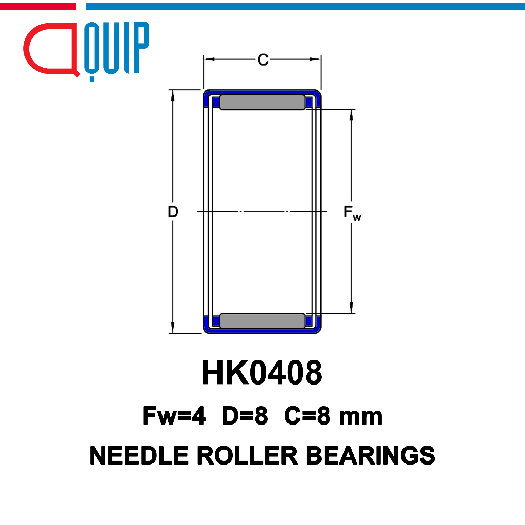 hk0408-ubc-จำนวน-4-ชิ้น-ตลับลูกปืนเม็ดเข็ม-needle-roller-bearings-hk-0408