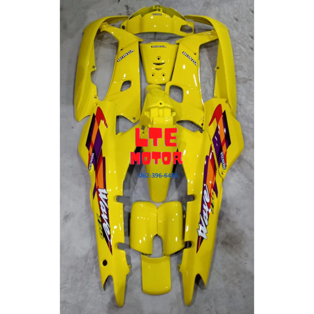ชุดสี เฟรม honda wave 100 เก่า เวฟ 100 เก่า wave 110 เก่า wave 100 ตัวแรก รถปี 2003 ครบคัน 13 ชิ้น ติดสติกเกอร์ตามรูป รูปที่ 2